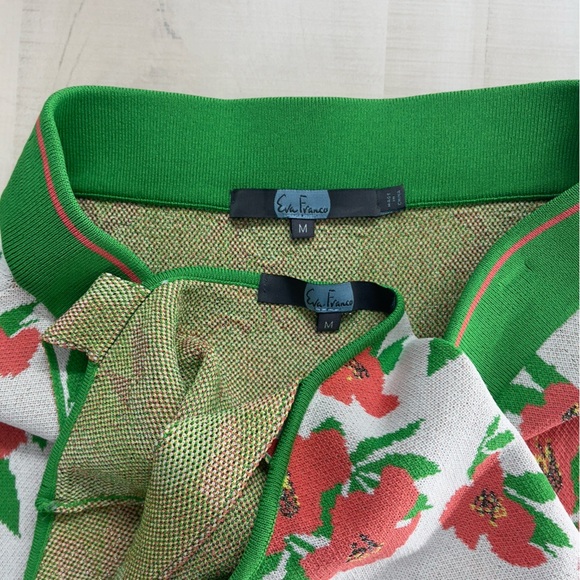 EVA FRANCO x Anthropologie floral 2 piece set skirt tank vacation travel M - Picture 2 of 11